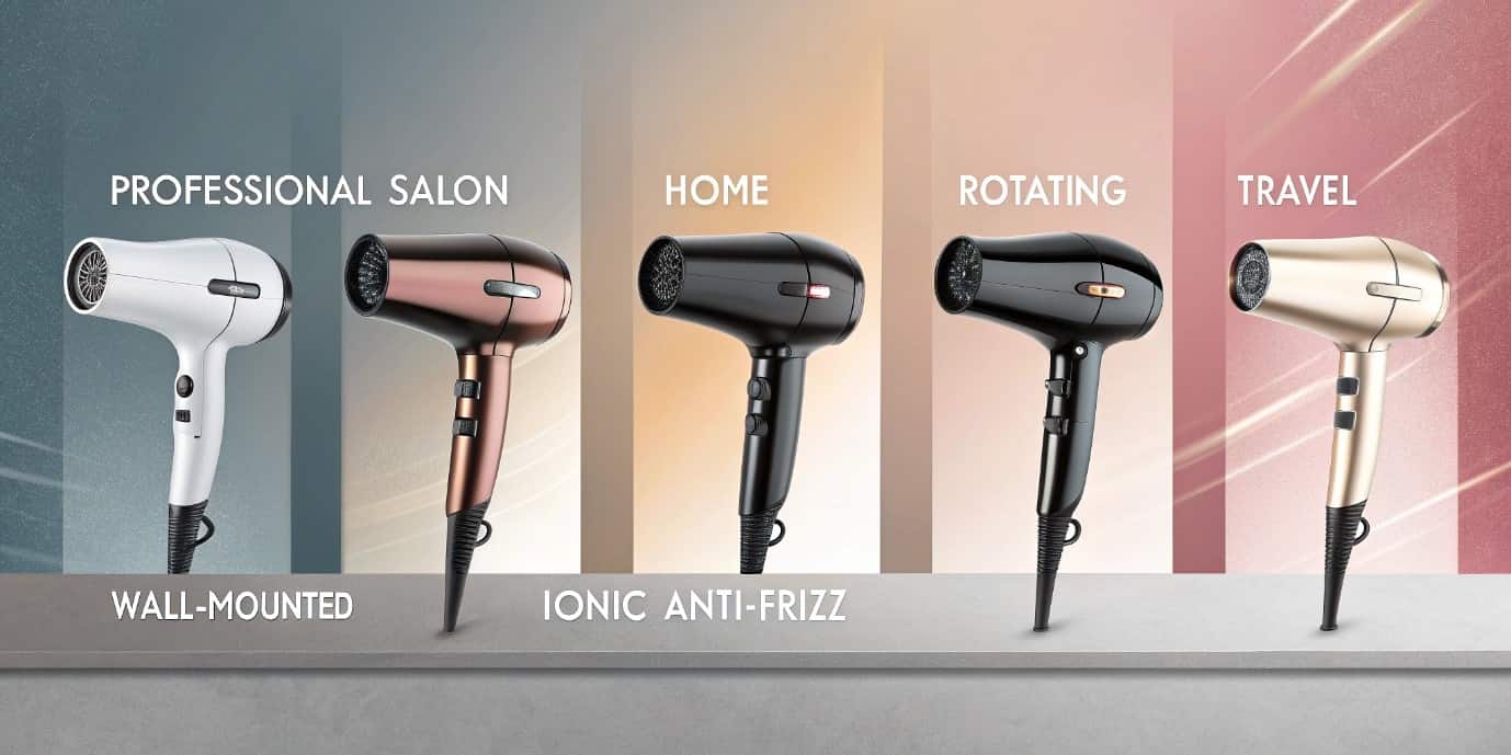 انواع سشوار و کاربرد آن ها